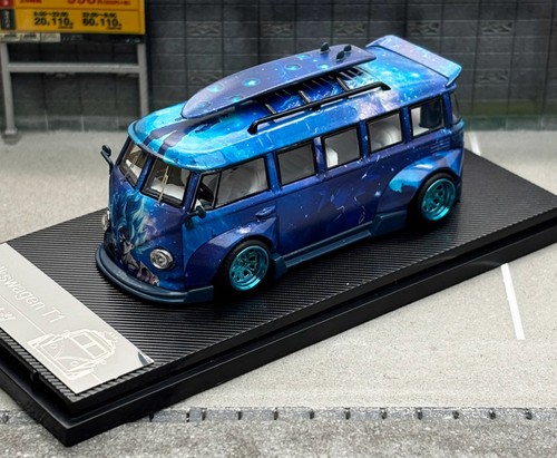 Liberty blue t1 camper - blue, vw