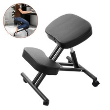 Adjustable Ergonomic Kneeling Chair Orthopedic Posture Stool with ThickCushioned