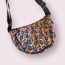 Totoro Multi Coloured Soot Sprites Travel Sling Half Moon Crescent  Bag Ghibli