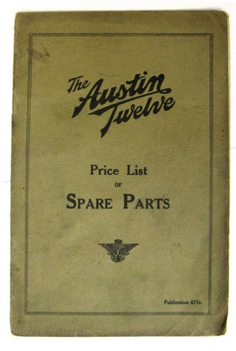 Austin twelve car owners - twelve, 12
