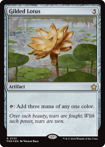 Mtg gilded lotus - gilded,