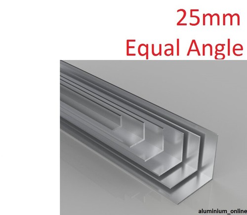 Aluminium equal angle x - 25,
