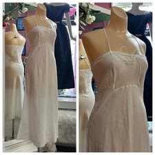 Vintage 30s 40s Cotton Slip
