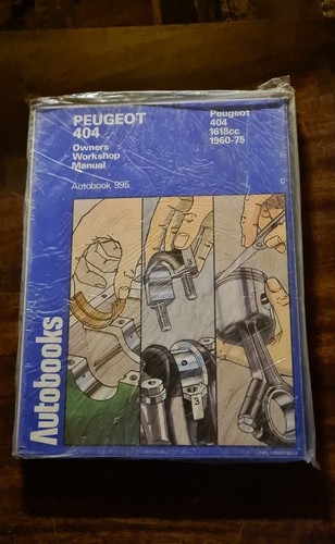 1975 peugeot 404 - peugeot, autobooks