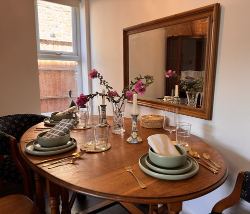 Wood drop leaf table - wood,