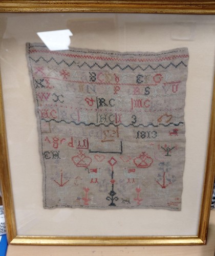 Antique 1813 embroidery - 1813,