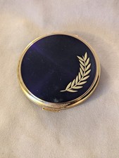 Vintage Stratton Blue And Gold