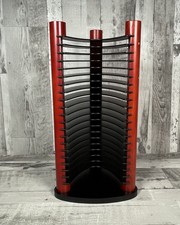 Vintage Avec Wood/Plastic Freestanding CD Storage Desktop Rack Tower - 20 CDs