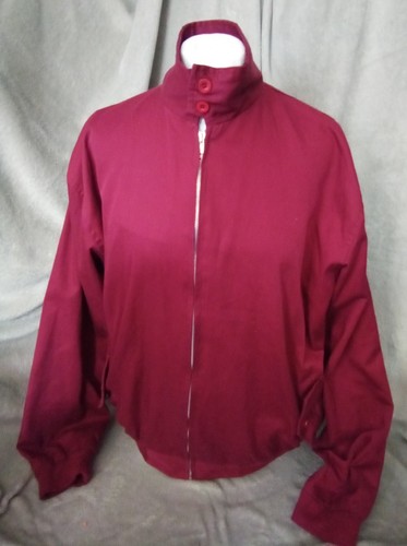 Men burgundy harrington - men's,