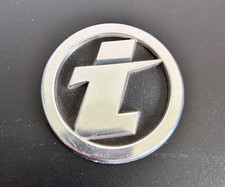 Original Irmscher Opel Manta B i2800 front emblem 95 17 151 chrome plastic