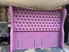 Hypnos super king size ‘Elizabeth’ winged headboard