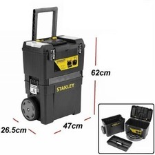Extra Large Tool Box On Wheels Rolling Mobile Work Centre Heavy Duty Storage