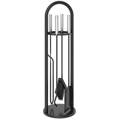 Pieces fireplace tools set - 5,