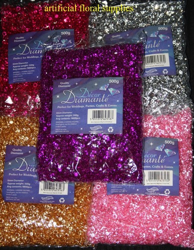 Bulkbuy 500g 6mm diamante - bulkbuy,