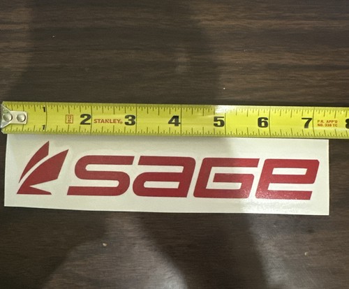 Sage fly fishing decal sticker - fly,