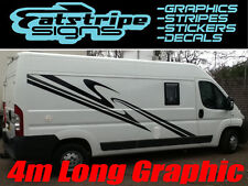4m CAMPER VAN MOTORHOME CARAVAN GRAPHICS STICKERS STRIPES to fit FORD FIAT LDV 1