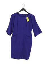 Pied A Terre Women's Midi Dress UK 10 Purple Viscose