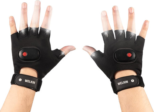 Bright led flashlight gloves - led,