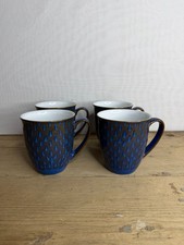 Set Of 4 Denby Imperial Blue