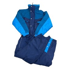 Vintage Brugi Ski Suit One Piece 90s Retro Winter Snow Outdoor Blue Mens Large
