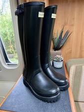 Hunter Field Balmoral Sovereign Size UK5 Wellies Neoprene Lined Wellington Boots