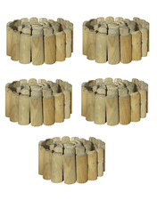 X 5 Log Rolls Garden Wooden