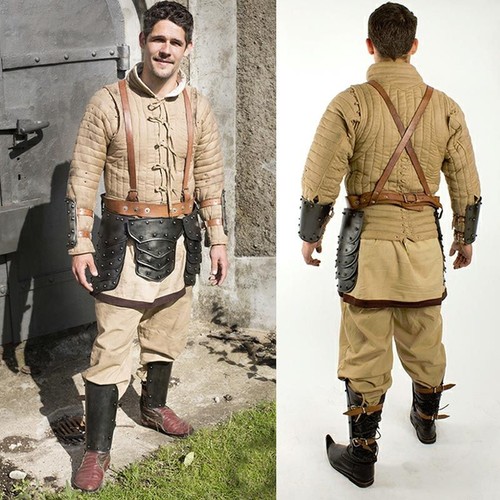 Medieval dark warrior tassets - medieval,