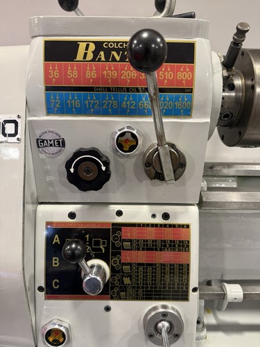 Colchester bantam lathe - bantam, decals
