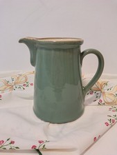 Vintage Denby Manor Green Stoneware Coffee/Hot Water Pot/Jug NO LID Farmhouse