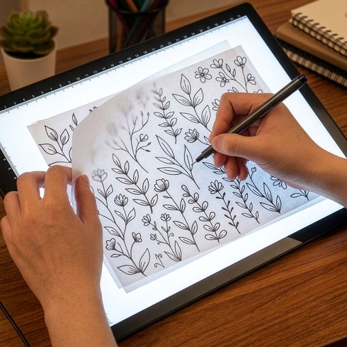 Led light box for tracing - led,