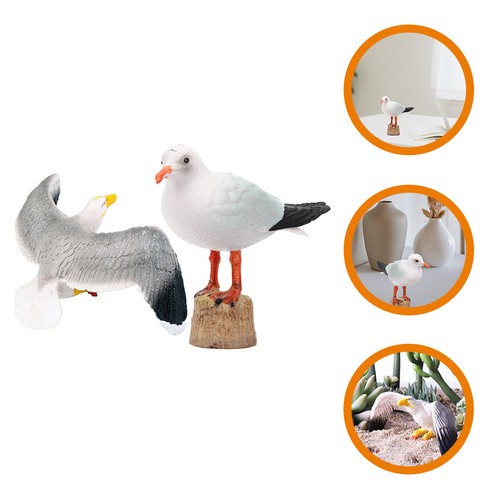 Pcs seagull ornament - 2,