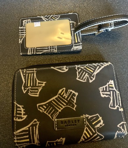 Radley black zip - black,