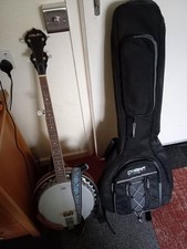5 String Banjo Delta Blue With