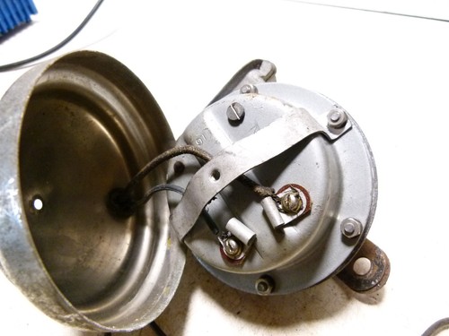 Vintage car horn made clear - by,