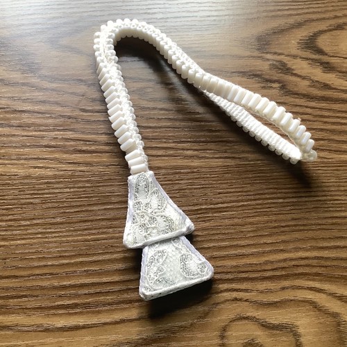 White bead lestovka russian - white,