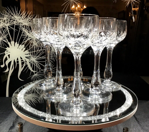 Stuart cut crystal hock - 6, x