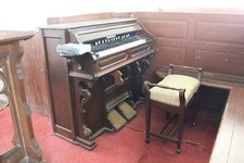 Harmonium St Mary's church Alvingham By Mason & Hamlin Boston U c2015