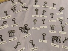 "CORBIN" LOCK co VINTAGE ANTIQUE STEEL STEAMER TRUNK KEY, YOU CHOOSE $6.99-14.99