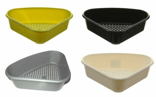 Plastic corner sink - plastic, tidy