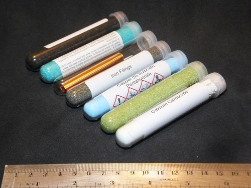 Chemistry set chemical samples - set,
