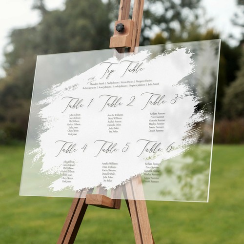 Personalised wedding table - personalised,
