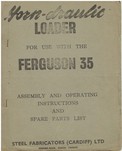 Steelfab horndraulic ferguson - steelfab,