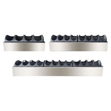 Chicken Feeder Trough Multi Hole Large Capacity Metal for Geese Pigeon Bird