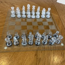 Glass Chess Set Harrogate