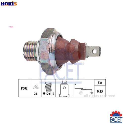 Oil pressure switch - oil,