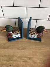 Vintage Mallard Duck Bookends