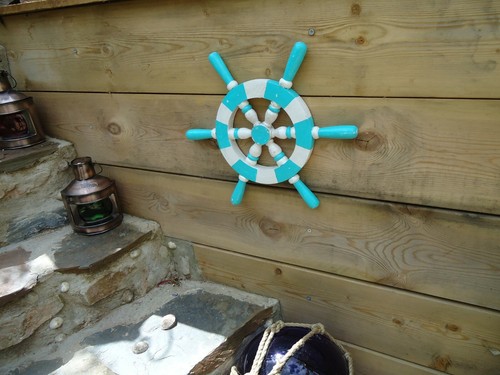 Ships wheel shabby chic - wheel,