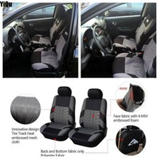 2x Embroidered Tread Car Seat