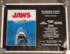 Jaws, Cinema poster Quad