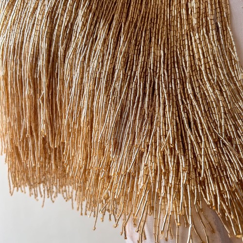 20cm beaded fringe trim tassel - beaded,